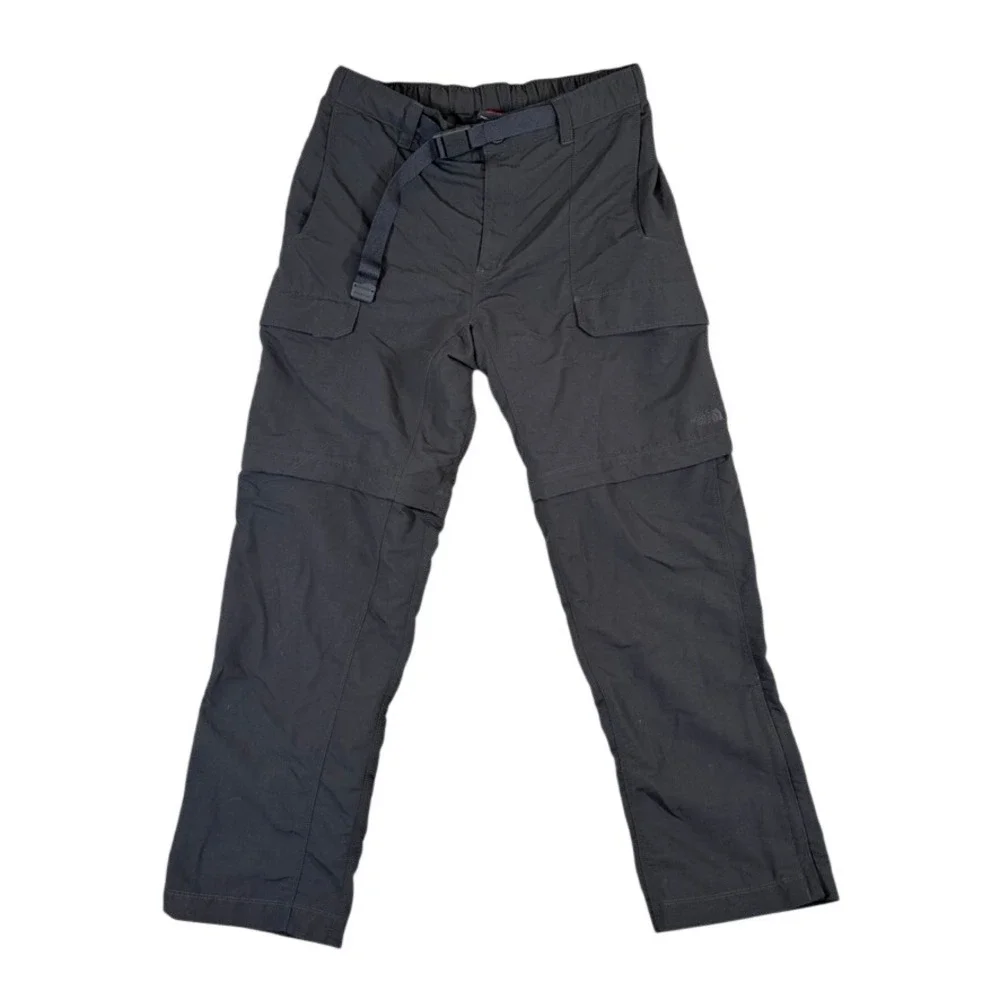 The North Face Mens Class V Belted Shorts Asphalt Grey Nylon Hiking Medium